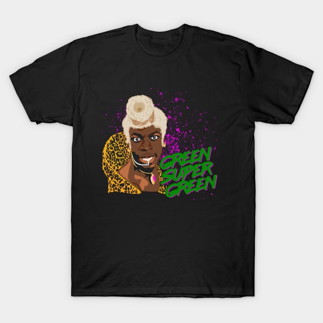 Green Super Green T-Shirt by mosgraphix